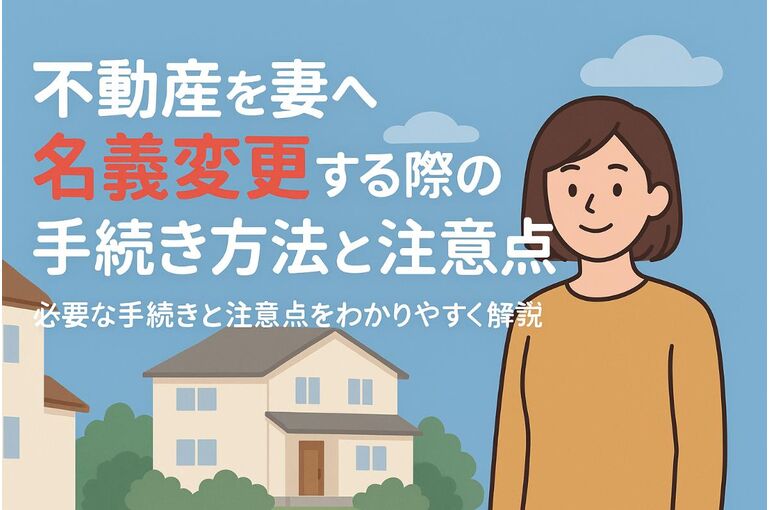 12不動産 妻 名義変更